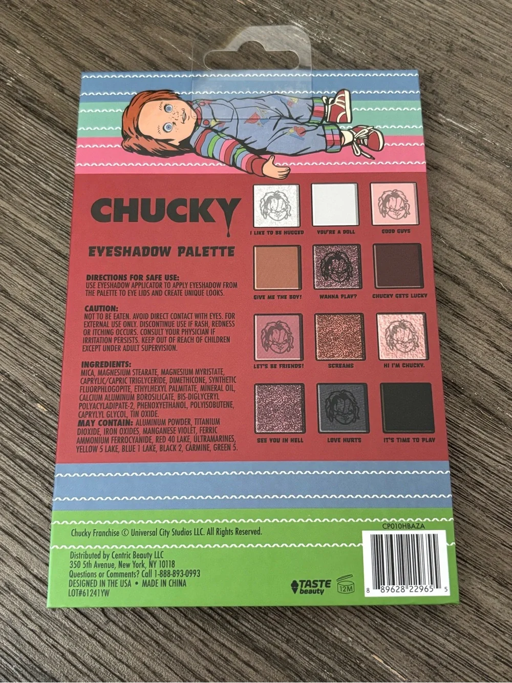 Child’s Play Chucky Eyeshadow Palette • 12 Colors